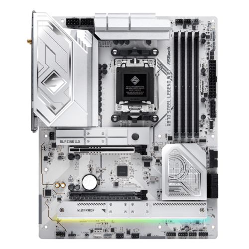 Asrock X870 STEEL LEGEND WIFI, AMD X870, AM5, ATX, 4 DDR5, HDMI, 2 USB4, Wi-Fi 7, 2.5G LAN, RGB, 3x M.2 Asrock X870 STEEL LEGEND WIFI, AMD X870, AM5, ATX, 4 DDR5, HDMI, 2 USB4, Wi-Fi 7, 2.5G LAN, RGB, 3x M.2